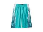 Under Armour Kids Space The Floor Novelty Shorts (big Kids) (teal Punch/tourmaline Teal/teal Punch) Boy's Shorts