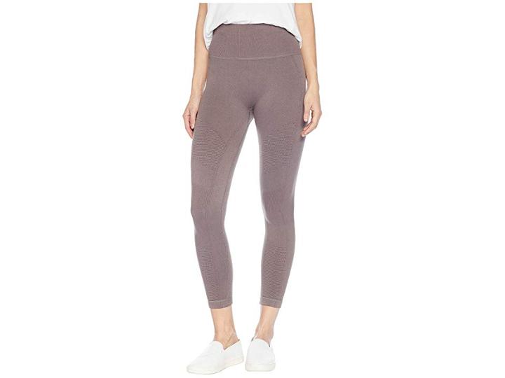 Yummie Seamless Washed Look Leggings (washed Pavement) Women's Casual Pants
