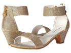 Stuart Weitzman Kids Verna Alexa (little Kid/big Kid) (pale Yellow/orange) Girl's Shoes