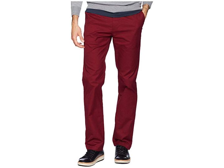 Dc Worker Straight Chino Pants (cabernet) Men's Casual Pants