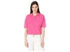 U.s. Polo Assn. Cropped Polo Shirt (watermelon Beach) Women's Clothing