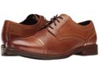 Rockport Wyat Cap Toe (cognac Leather) Men's Shoes