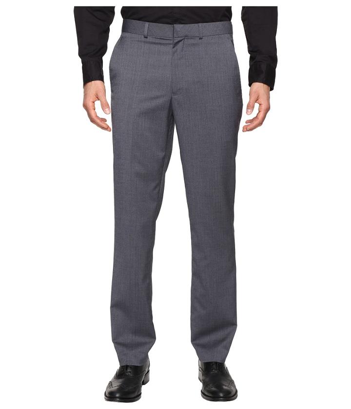 Kenneth Cole Reaction Techni-cole Stretch Pants (medium Grey) Men's Dress Pants