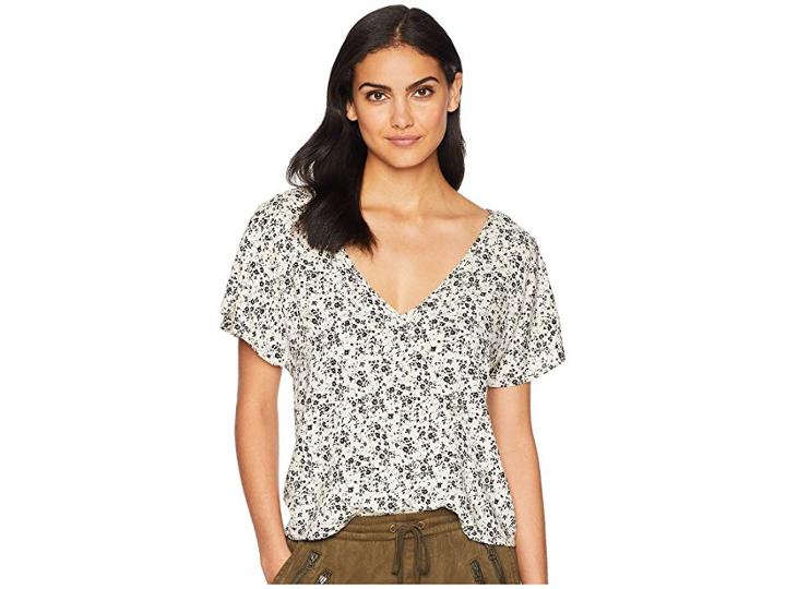 Volcom Things Change Top (bone) Women's Clothing