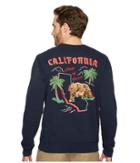 Lucky Brand California Crew Neck Sweatshirt (navy) Men's Sweatshirt