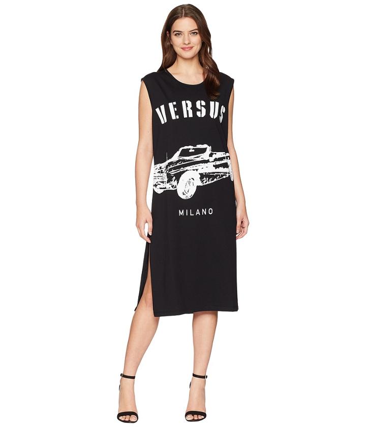 Versus Versace Abito Donna Jersey (black/stampa) Women's Clothing