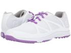 Footjoy Fj Leisure (white/purple) Women's Golf Shoes
