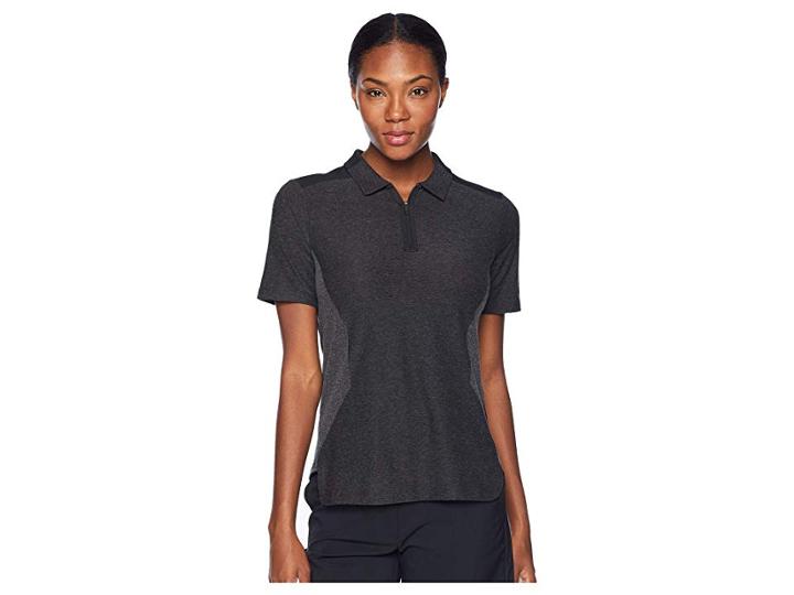 Nike Golf Zonal Cooling Short Sleeve Statement Polo (black/anthracite/black) Women's Clothing