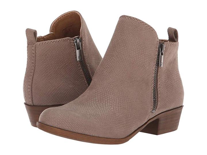 Lucky Brand Kids Basel (little Kid/big Kid) (taupe Emboss) Girls Shoes