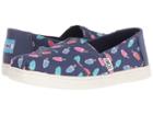 Toms Kids Alpargata (little Kid/big Kid) (cadet Blue Popsicles) Girl's Shoes