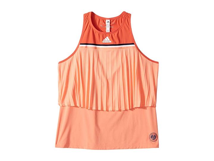 Adidas Roland Garros Tank Top (chalk Coral) Women's Sleeveless