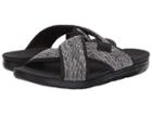 Fitflop Artknit Cross Slide (black Mix) Women's  Shoes