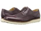 Cole Haan Original Grand Wing Oxford (cordovan Leather/textile/ivory) Men's Lace Up Casual Shoes