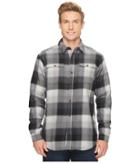 Columbia Flare Gun Waffle Lined Flannel Ii (shark Multi Plaid) Men's Long Sleeve Button Up