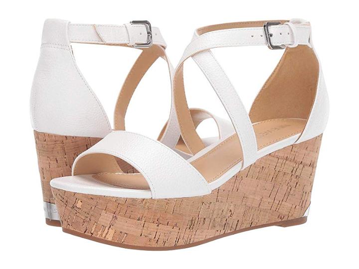 Nine West Violet (white) Women's Wedge Shoes