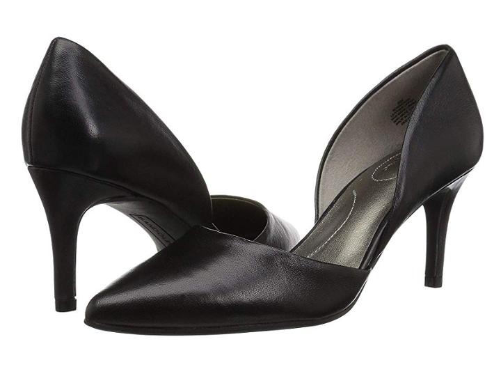 Bandolino Grenow Heel (black Leather) High Heels