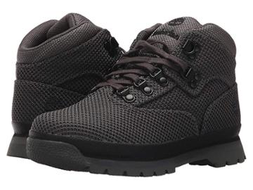 Timberland Kids Euro Hiker Fabric (little Kid) (black) Kid's Shoes