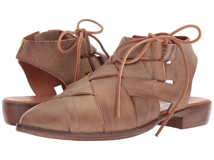 Free People Destino Woven Flat (taupe) Women's Shoes