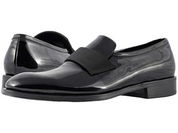 Allen Edmonds Ambrosio (black Patent Leather) Men's Lace Up Wing Tip Shoes