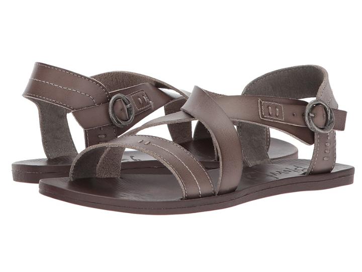 Blowfish Drum (steel Grey Dyecut Pu) Women's Sandals