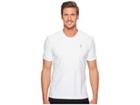 Nike Court Short Sleeve Tennis Top (white/black) Men's Clothing