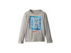 Nike Kids Awesomeness Camo Dri-fittm Long Sleeve Top (toddler) (dark Grey Heather) Boy's T Shirt