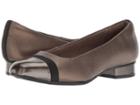 Clarks Juliet Monte (pewter Leather/synthetic) Women's Shoes