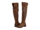 Frye Shirley Over-the-knee Riding (brown Leather) Women's Pull-on Boots