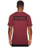 Globe Sticker Tee (port) Men's T Shirt