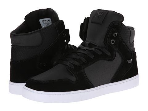Supra Vaider Lx (black/black/white Multi Snake) Men's Skate Shoes