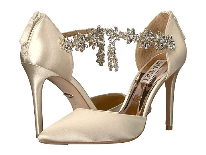 Badgley Mischka Venom (ivory Satin) High Heels
