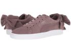 Puma Suede Bow (peppercorn/peppercorn) Women's Lace Up Casual Shoes