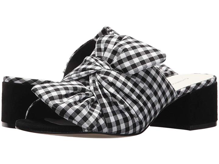 Chinese Laundry Marlowe Sandal (black/white Gingham) Women's Shoes