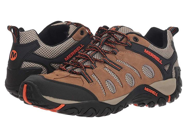 Merrell Crosslander Vent Low (otter/merrell Orange) Men's Shoes