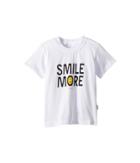 Superism Smile More Short Sleeve Tee (toddler/little Kids/big Kids) (white) Boy's T Shirt