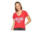 Champion College Arizona Wildcats University V-neck Tee (scarlet 1) Women's T Shirt
