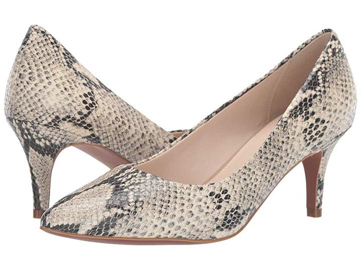 Cole Haan 65mm Harlow Pump (roccia Snake Print) Women's Shoes