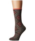 Smartwool Pompeii Pebble Crew (taupe Heather) Women's Crew Cut Socks Shoes