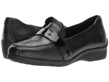 Aravon Winsor Moc (black Multi) Women's  Shoes