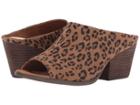 Sbicca Jerome (tan/leopard) Women's Toe Open Shoes