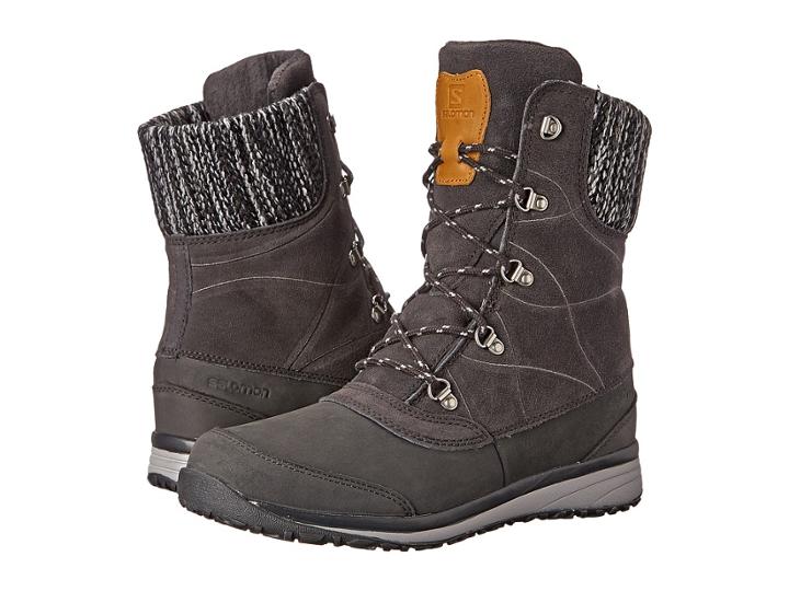 Salomon Hime Mid Ltr Cs Wp (asphalt/asphalt/pewter) Women's Shoes