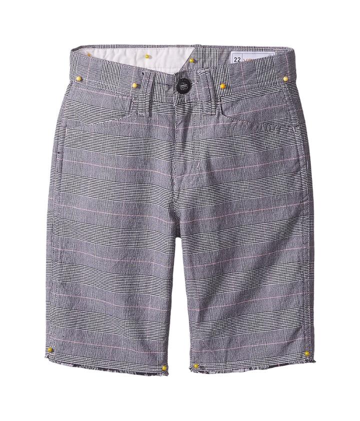 Volcom Kids Gritter Thrifter Shorts (big Kids) (silver Birch) Boy's Shorts