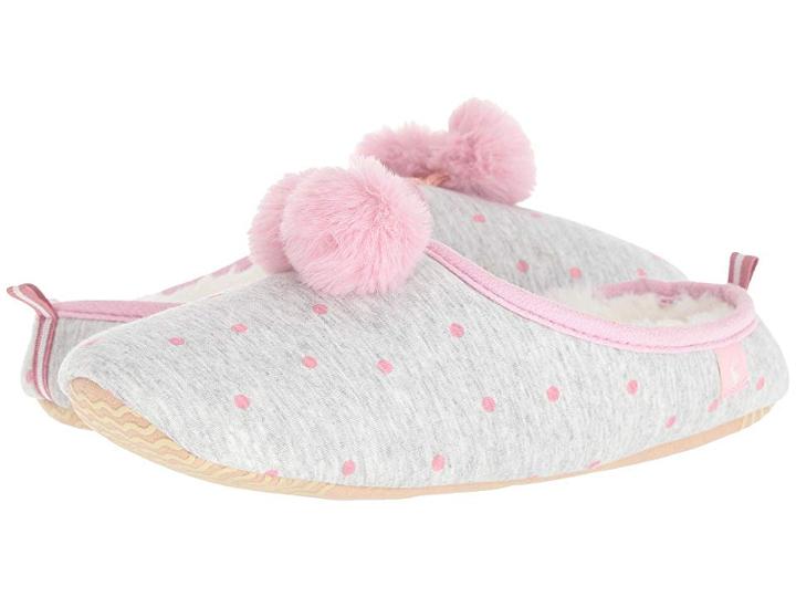 Joules Mule Slippers (grey Spot) Women's Slippers