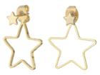 Shashi Open Star Jacket Earrings (gold) Earring