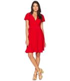 Tahari By Asl Knit Dress (red) Women's Dress