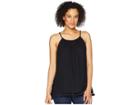 Dylan By True Grit Tassel Tie Sleeveless Top (black) Women's Sleeveless