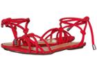 Schutz Eugenie (club Red) Women's Flat Shoes