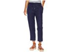 Lauren Ralph Lauren Petite Straight Linen Pants (navy) Women's Casual Pants