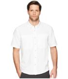 White Sierra Kalgoorlie Cool Touch Short Sleeve Shirt (white) Men's Short Sleeve Pullover