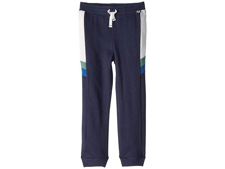 Splendid Littles Racing Stripe Joggers (little Kids/big Kids) (true Navy) Boy's Casual Pants